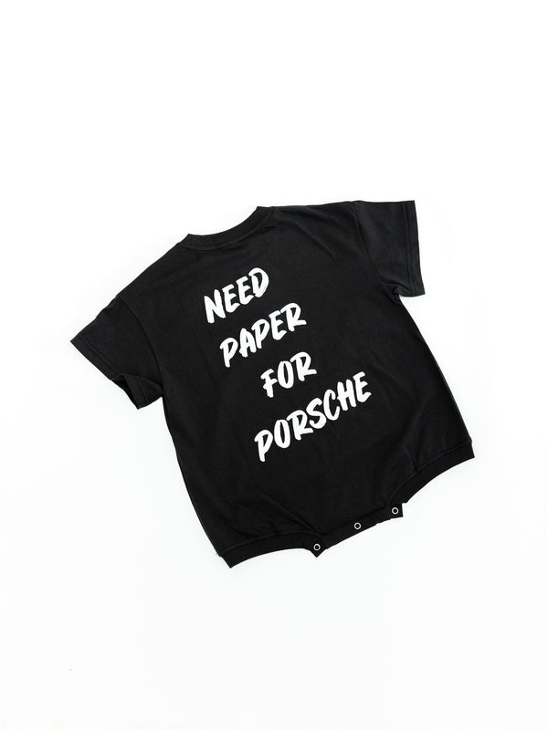 NEED PAPER FOR PORSCHE T-SHIRT ROMPER
